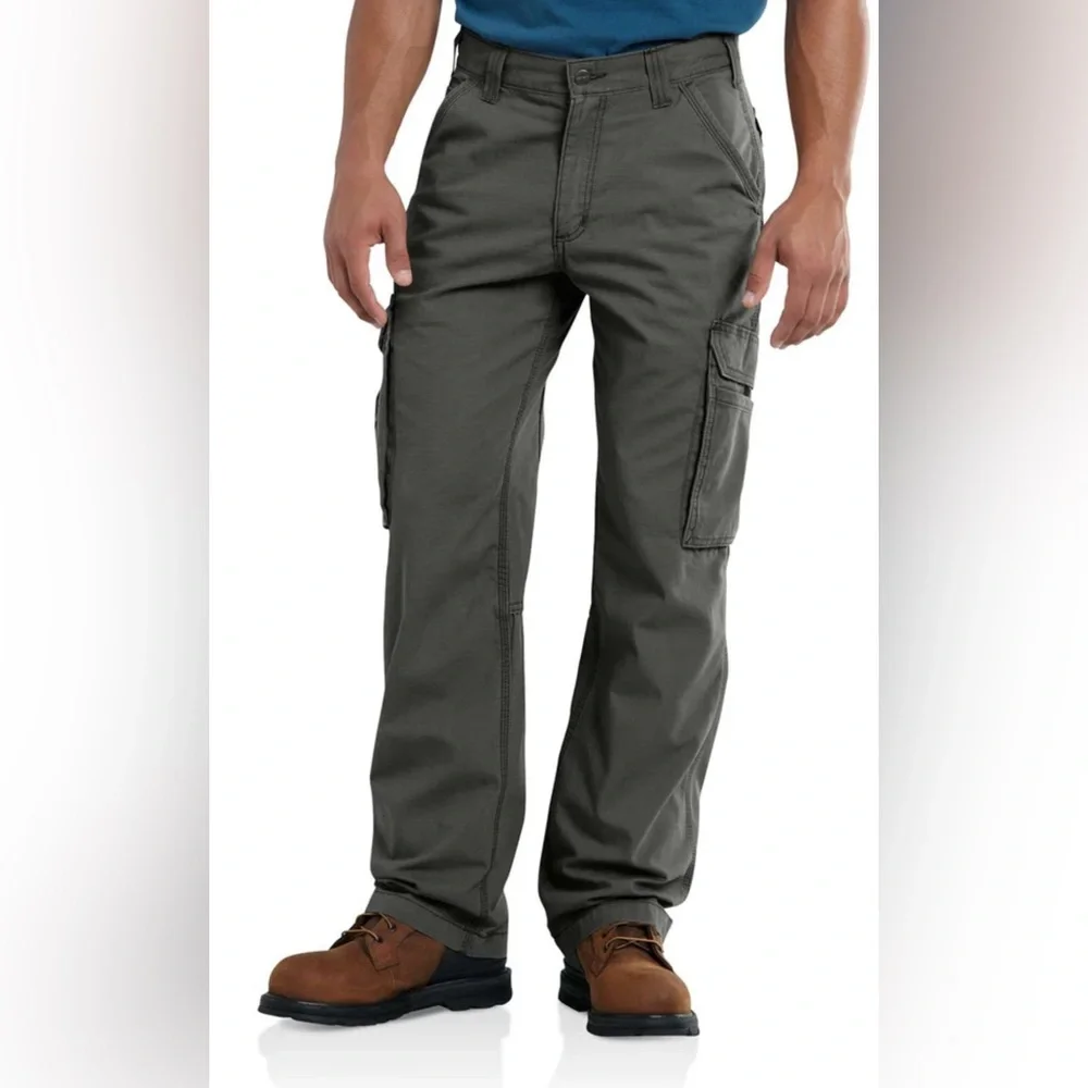 Carhartt‎ Force Mens Relaxed Fit Tapper Cargo Work Pants 42X32 utility chore